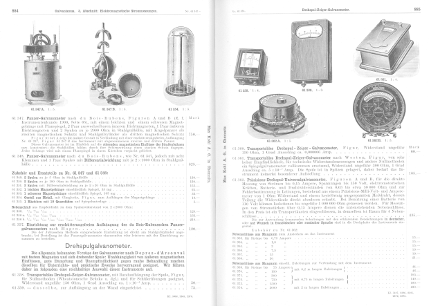 Offenes Buch mit Bildern verschiedener elektronischer Geräte und begleitendem Text auf den Seiten.
