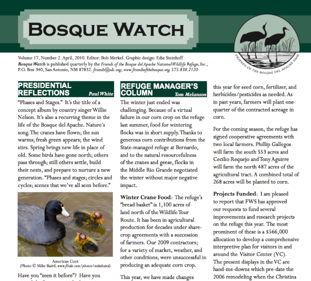 Ein Plakat mit Text und einem Bild von Enten im Wasser.